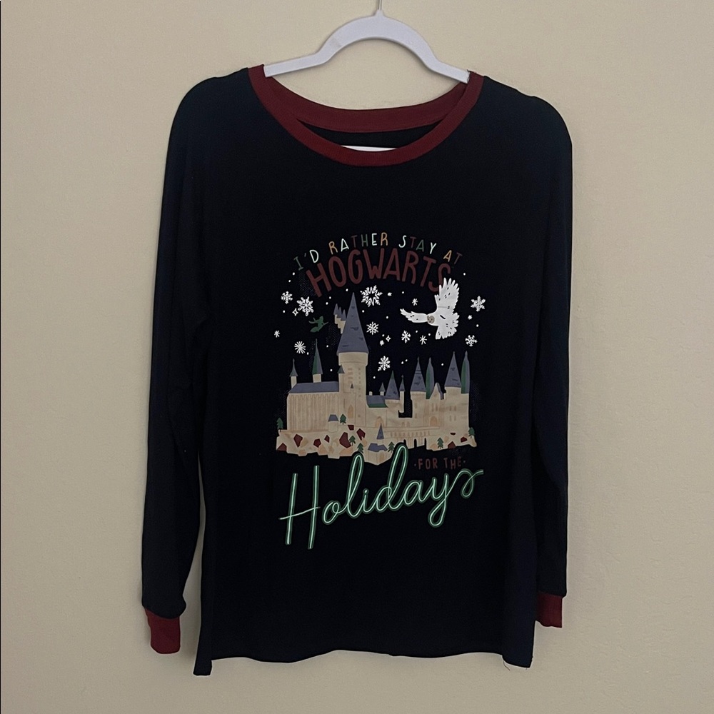 Harry Potter hogwarts holiday pajama